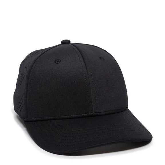 Outdoor Cap AIR25 Perforated Side Panels-Black-XS/S