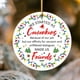 thumbnail image 5 of Adornos navideños, adornos navideños, regalos navideños Adorno navideño redondo para compañeros de trabajo Regalos de decoración navideña Regalos para colegas para ella y para él Decoración navideña d, 5 of 9