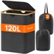 thumbnail image 1 of Cesto de ropa Lifewit 120L con tapa y bolsa extraíble gris oscuro, 1 of 8