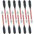 thumbnail image 3 of Mini Crossbow Bolts 6.25" Aluminium Crossbow Bolts Arrows with Broadhead Arrows for Hunting Fishing Target Practice (Pack of12), 3 of 5