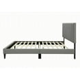 thumbnail image 2 of King Size metal platform bed frame does not need box spring gray mute anti sound master bedroom, 2 of 5