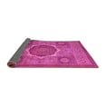 thumbnail image 2 of Ahgly Company Indoor Square Oriental Pink Modern Area Rugs, 4' Square, 2 of 4