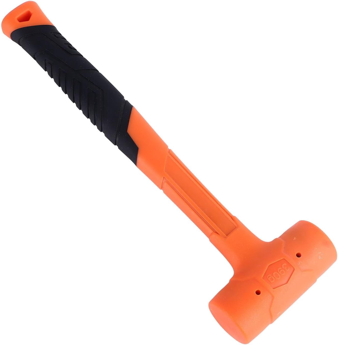 ABCISI Dead Blow Rubber Mallet Hammer, 0.5LB Non Elastic Design with Premium Long Lasting Rubber Material, Non-Marring Striking Tool for Woodworking Automotive Mounting Tasks DIY Projects
