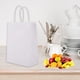 thumbnail image 2 of 25 bolsas de regalo de papel kraft para bodas, dulces, regalos, con asa, color blanco, 2 of 8