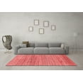 thumbnail image 3 of Ahgly Company Indoor Rectangle Abstract Red Modern Area Rugs, 4' x 6', 3 of 4