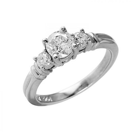 Foreli 0.9CTW Diamond 950 Platinum Ring W Cert