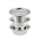 thumbnail image 1 of Colador Apilable De Acero Inoxidable Y Juego De Lavabo Para Mezclar, Colador De Cocina, Lavabo De Arroz, Colador De Ensalada, Juego De Tazones, Colador De Arroz Para Cocina, Restaurante, Cocina Advancent HA026467-03, 1 of 6