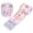 Color 3, variant on 84Pcs Jelly Roll Fabric Strip Set Cotton Floral Print Pre Cut Quilting Strip Quilting and Sewing Patchwork Roll for DIY Crafts