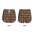 thumbnail image 5 of Picia Turkey Sunflower Harvest Pattern Women's 2 in 1 Athletic Running Shorts High Waisted Workout Casual Gym Sweat Shorts with Comfy Liner Zipper Pockets-Large, 5 of 9