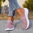 thumbnail image 7 of IEMIEMIEM Women's Air Cushion Slip-on Walking Shoes 2026 Comfortable Orthopedic Sports and Casual Thick-Soled Backless Tennis Sandals Pink 8 Wide, 7 of 7