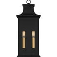 thumbnail image 6 of Quoizel Abernathy 2-Light Matte Black Outdoor Wall Lantern, 6 of 7