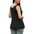 thumbnail image 5 of FOLUNSI Lace Swing Knit Tank Top Blouse Tunic - Sleeveless - Women's Plus, 5 of 6