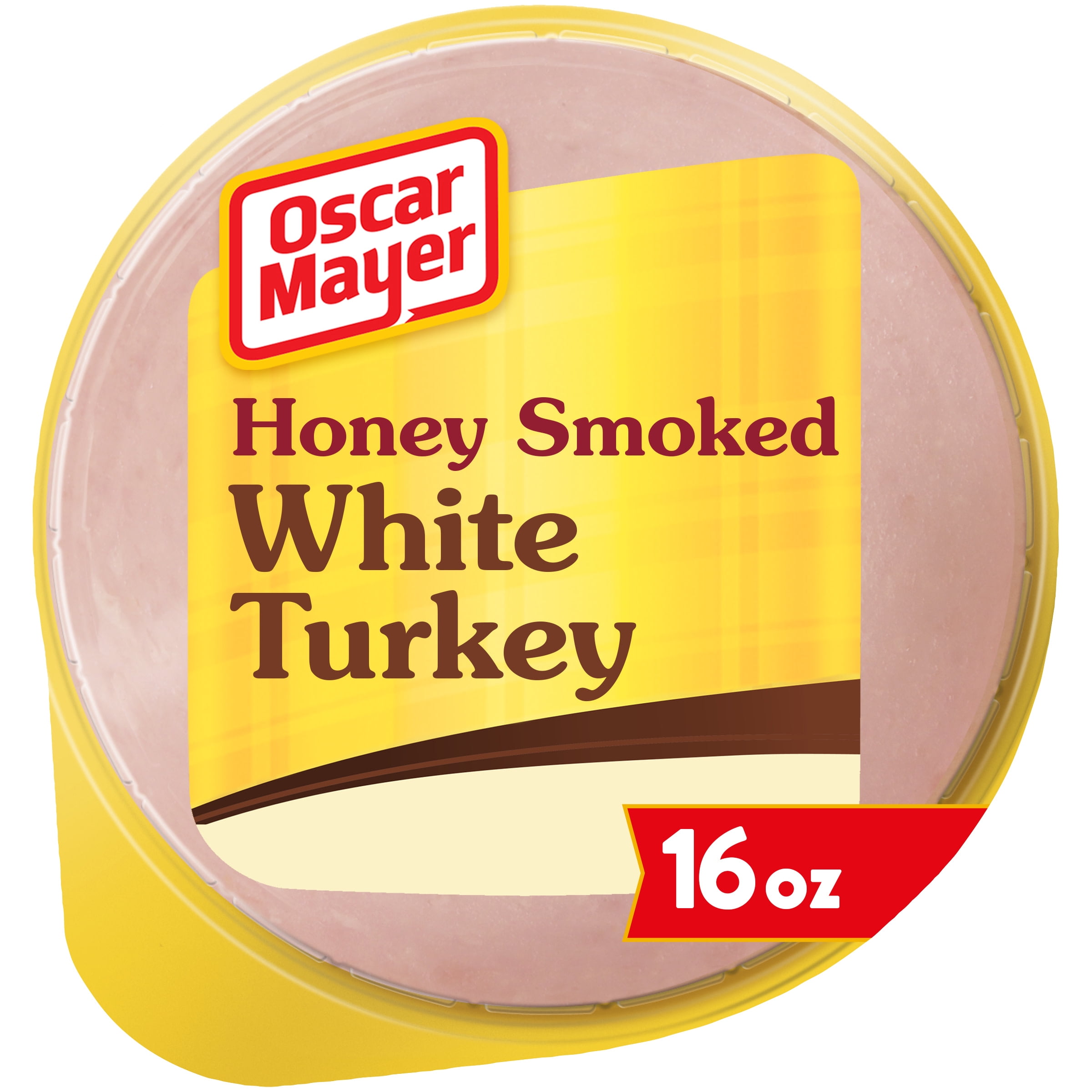 Oscar Mayer Lean Honey Smoked White Turkey Lunch Meat, 16 oz Package