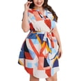 thumbnail image 1 of Vestido de Color Sólido Fallow de las Mujeres, Vestido Casual sin Mangas Frenum Cuello en V para la Primavera Y el Verano, Falda de Moda Elástica, 1 of 9