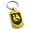 Gold, variant on Stainless Steel Dragon Guardian Coat of Arms Shield Engraved Dog Tag Keychain Keyring