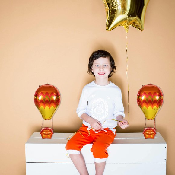UPOUART 5Ud Fiesta Con Aluminio En Forma De Globo Aerostático