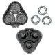 thumbnail image 4 of Replacement Shaver Head For Philips S5000 S5370 S5571 S5420 S5140 S5078 S5077 S5050 S5082 S5380 S5400 Razor Blade, 4 of 5