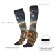 thumbnail image 4 of Fotbe Starry Sky White Horse Calcetas Divertidas Estampadas para Hombre y Mujer, Calcetas de Algodón hasta la Rodilla para Caminar, Correr, Enfermería y Embarazo, 4 of 6