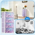 thumbnail image 7 of DEXTRUS 4-Drawer Fabric Dresser, Storage Tower for Bedroom, Tie-Dye Purple, 7 of 7