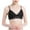 Black, variant on Darzheoy Wire-Free Bra for Women Rimless Bra Thin Cup Girl Sexy Comfortable Lace Underwear Bralette M