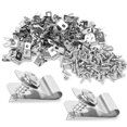 thumbnail image 1 of Abrazaderas de alambre para vallas Tottist, 220 unidades, acero inoxidable con tornillos, 1 of 7