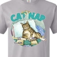 thumbnail image 3 of Inktastic Cat Nap Cute Sleeping Cat T-Shirt, 3 of 4