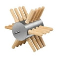 thumbnail image 2 of Máquina desplumadora de plumas de pollo, desplumadora de aves, estable, multiusos, portátil, ahorro de trabajo para gallinas de Guinea, aves de corral 24 dedos grandes SM SunniMix Desplumadora de pollos, 2 of 7
