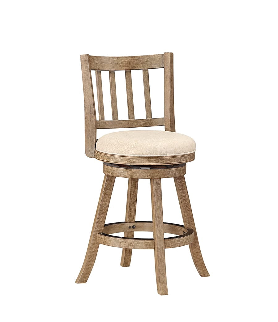 Sheldon Swivel Counter Stool - Ivory