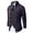 Purple, variant on Iceglad Mens Long Sleeve Stand Collar Cardigan Sweaters Button Down Cable Knitted Sweater