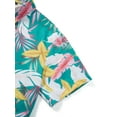 thumbnail image 6 of Nituyy Men's Printed Shirt Hawaiian Sets Casual Button Down Short Sleeve Shirt and Shorts Summer Beach Suit, 6 of 8