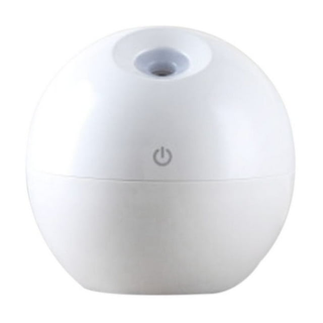 USB Aceite Esencial de Difusor Ultrasónico Humidificador Purificador de Aire Decoración para Hogar Adornos Blanco