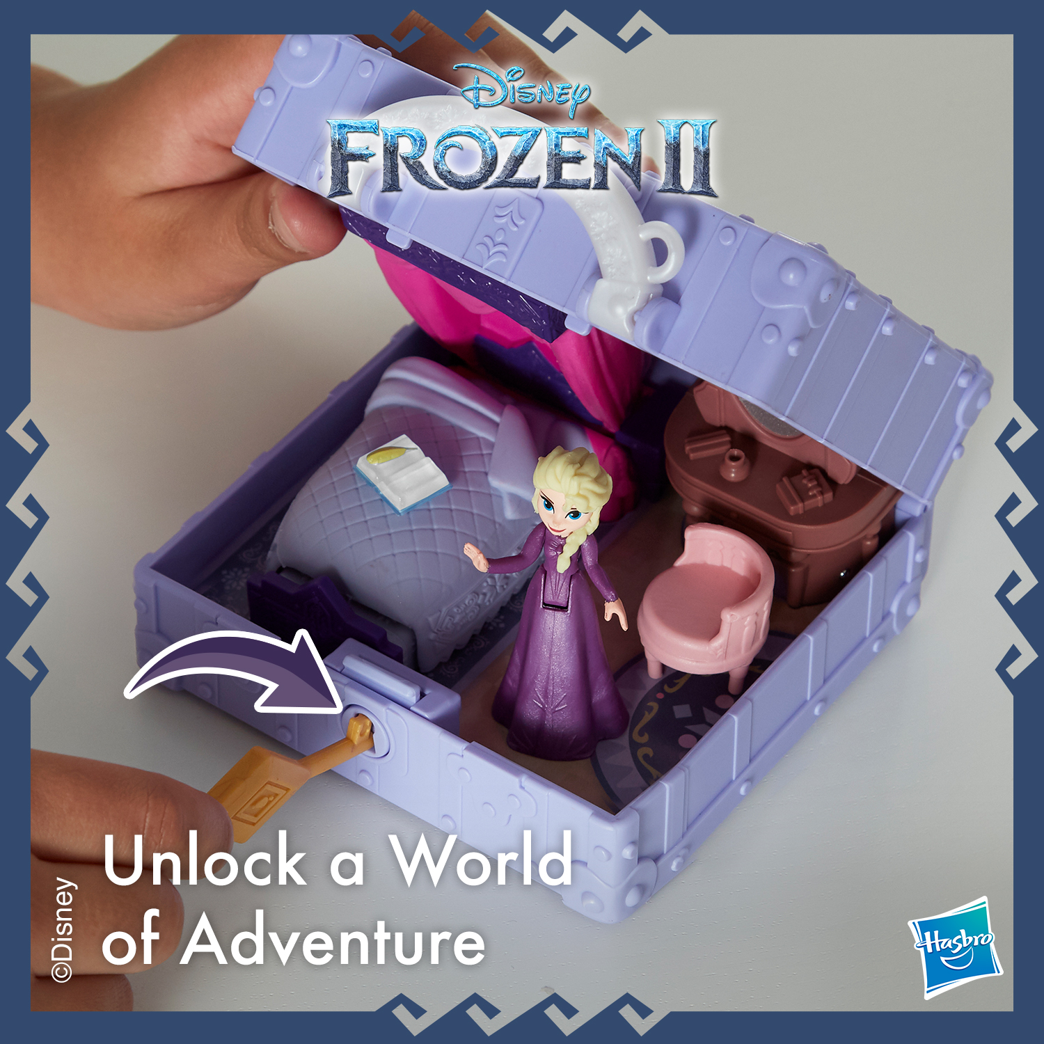 Disney Frozen 2 Portable Pop-up Elsa's Bedroom Playset, Includes Elsa Doll - image 5 of 10