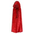 thumbnail image 1 of WEIYLL Hauts pour Garçons 2025 Enfant Tout-Petit Fête Fantaisie Robe à Capuche Manteau Rouge, 1 of 4