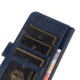 thumbnail image 4 of For Samsung Galaxy S23 FE Stand Phone Case PU Leather Cowhide Texture Phone Wallet Cover, 4 of 5