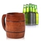 thumbnail image 1 of Daboolka 1 Pieza Práctica Taza de Madera para Cerveza, Leche, café, té, Taza para Beber Hecha a Mano para Bar en casa con Mango, 1 of 8