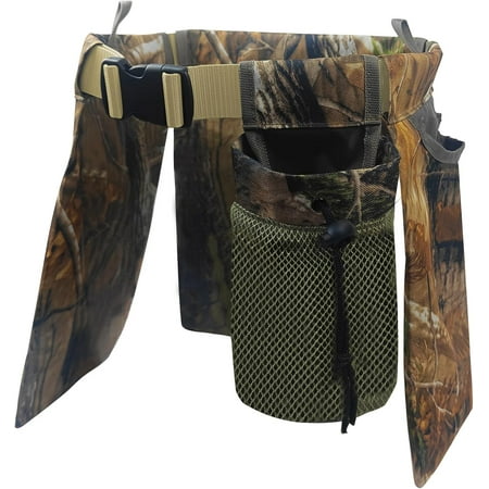 Camo Dove Belt Adjustable Dove Hunting Bags with Dove Game Bag Shell Bags Ammo Bag and Water Bottle Carrier Shooting Belt for Bird Hunting Field and Game Belt