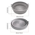 thumbnail image 3 of Silicona Para Freidora Revestimientos de silicona para freidora de aire Fácil de limpiar Airfryer Au Gratin Dish Suministros de cocina Likrtyny Para estrenar, 3 of 7