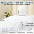 thumbnail image 3 of Pillows King Size Set of 2, Bed Pillow 2 Pack for Side & Back Sleepers, Hotel Quality Down Alternative Gusseted King Pillow for Sleeping, Soft and Supportive, White, 3 of 6