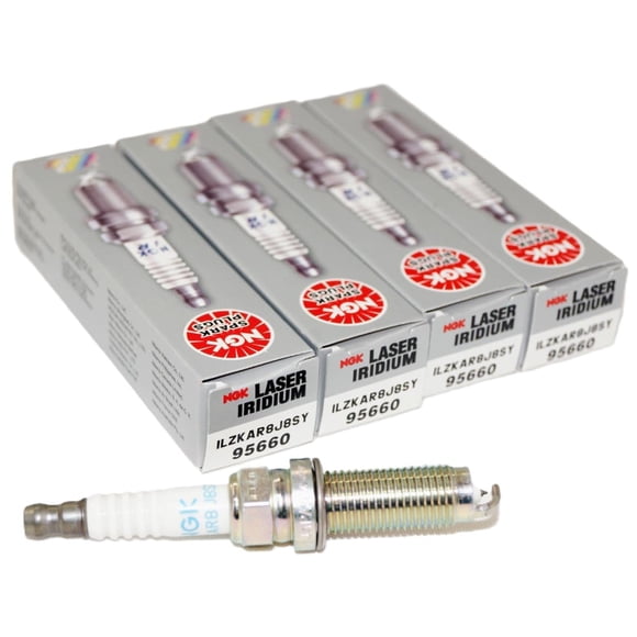 Bujía NGK ILZKAR8J8SY Laser Iridium 95660 (paquete de 4)