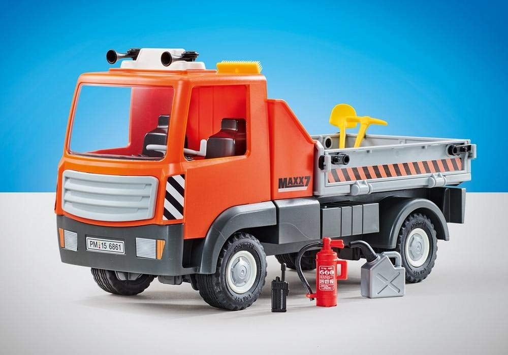 Playmobil ons Construction Flatbed Truck