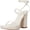 White, variant on Marc Fisher Women's Acres Heeled Sandal, Blue Multicolor, 9.5