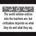 thumbnail image 3 of CafePress - TEACHER QUOTE Dark T Shirt - Men's Classic Graphic Cotton T-Shirt, 3 of 4