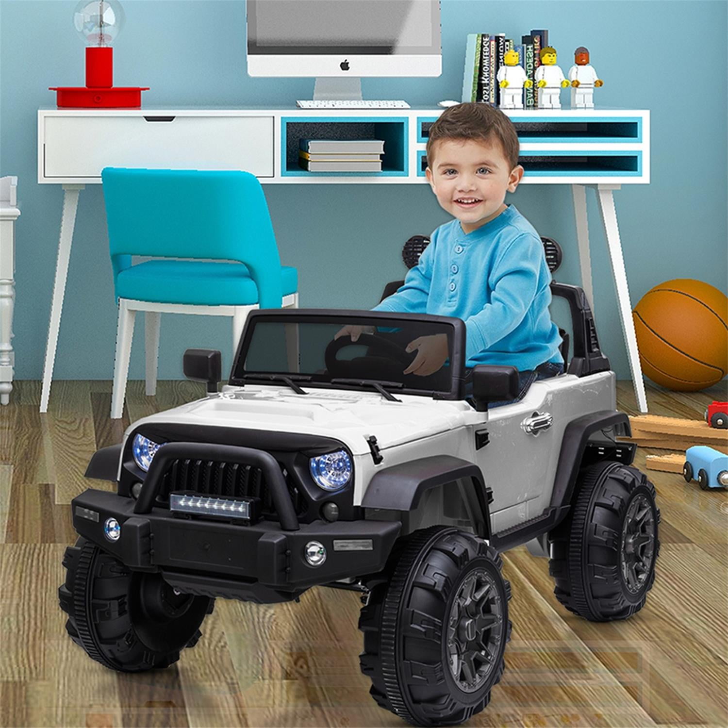 CIPACHO 12 V Kids Ride On Toy Car for Kids 3-7 Years with Remote Control, Music, LED Lights, Horn, Electric Kids Car, White CIPACHO 12 V Kids Ride On Toy Car for Kids 3-7 Years with Remote Control, Music, LED Lights, Horn, Electric Kids Car, White