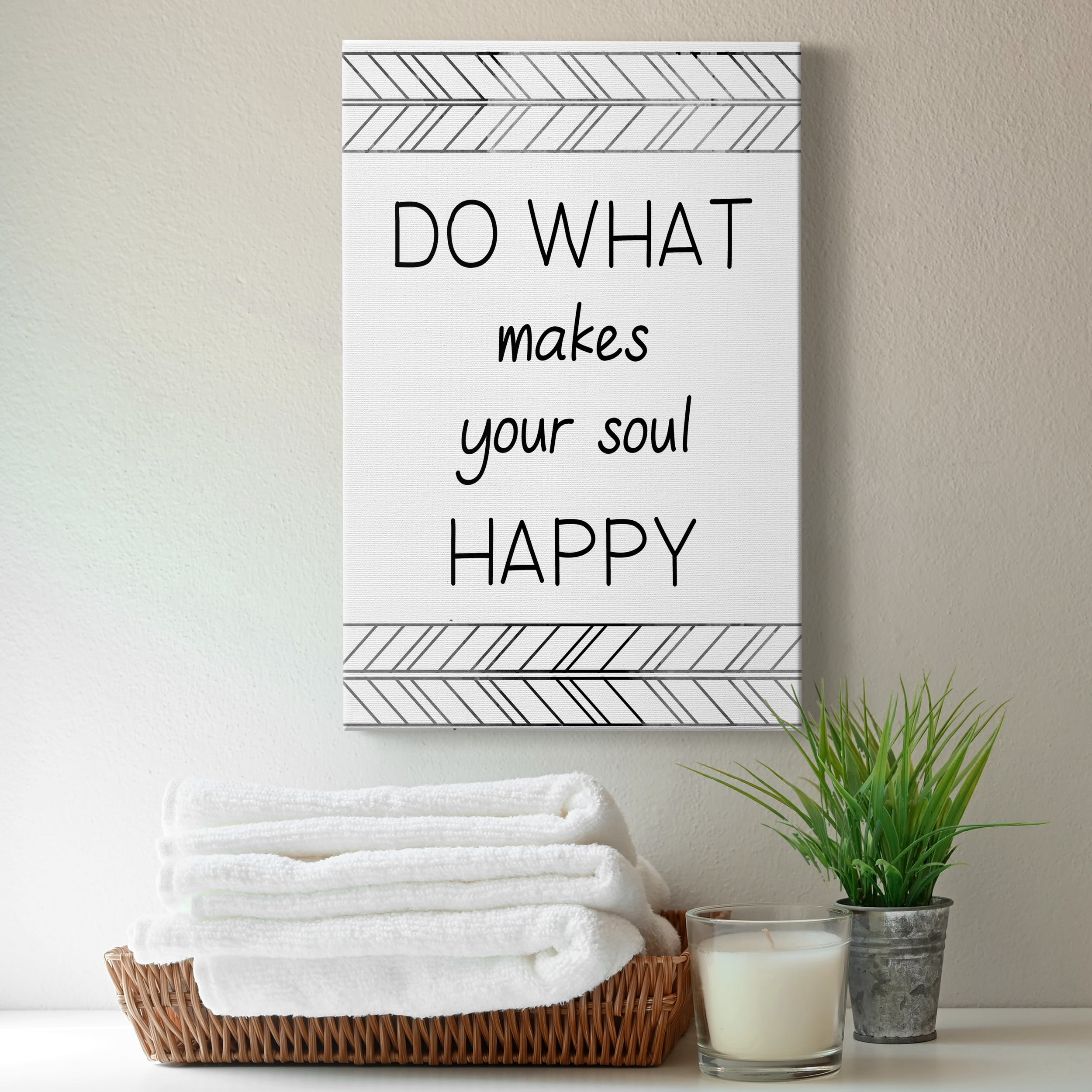 Your Soul Happy Premium Gallery Wrapped Canvas - Ready to Hang - 18 x 27