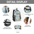 thumbnail image 4 of JIALIOU 14" Laptop Backpack Waterproof Airline Approved Stylish Casual Daypack for Travel Business College Work, Cute Baby Tigers and Leaf, 4 of 8