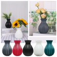 thumbnail image 2 of Modern Flower Vase White Plastic Vase Flower Pot Basket Room Living Nordic, 2 of 8