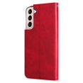 thumbnail image 3 of SaniMore Case for Samsung Galaxy A34 5G 2023, Zipper Wallet Pocket Caed Slots Retro PU Leather Shockproof Drop-proof Flip Kickstand All-around Protective Shell For Samsung Galaxy A34 5G, Red, 3 of 12