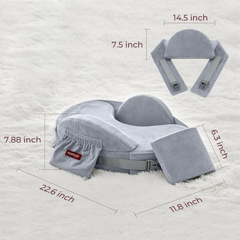 Momcozy CozyPro Nursing Pillow for Mom Breastfeeding - Ergonomic