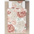 thumbnail image 3 of Sweet Jojo Designs Peony Floral Garden Pink and Ivory Twin Bed Comforter Bedding Set Girl, 3 of 6