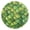 Gold, variant on Green Dragon Scales Round Wall Clock Silent Analog Battery Operated Black Pointer Home Decor 9.84" Diameter